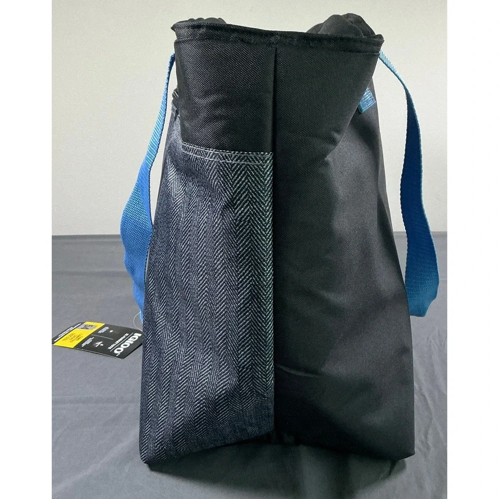 Igloo XL Market Tote Cooler Bag 54 Can Insulated Herringbone Black Artic Haze